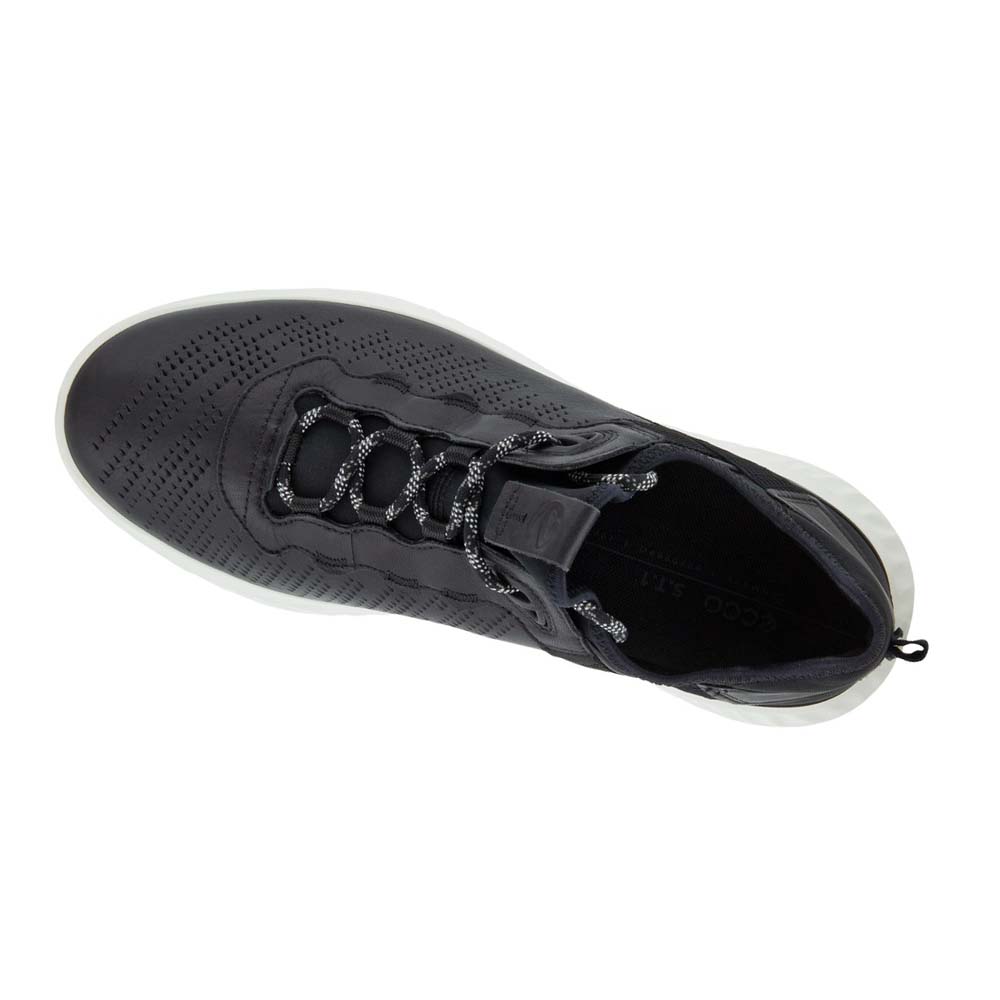 Men's Ecco Ath-1fm Sneakers Black / White | Canada 598DFM